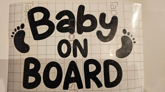 Aufkleber Baby on Board